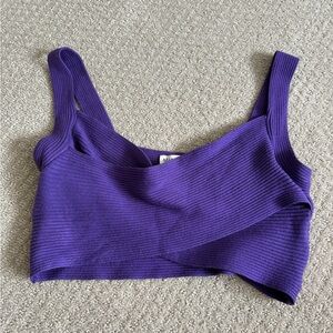 Mimosa Purple Crop top